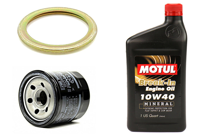 STI Engine Break-In Kit w/ Motul Break In Oil, OEM filter, & Washer - 2004-2021 Subaru STI